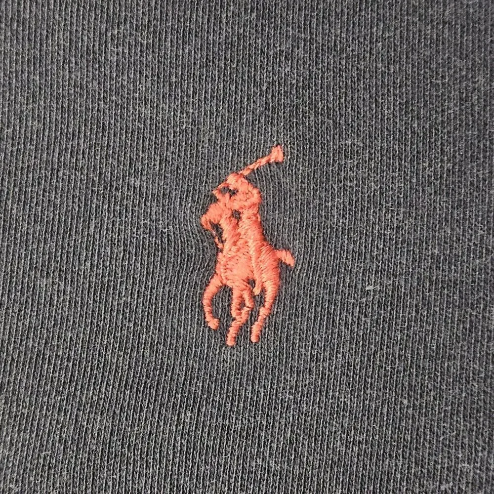 Ralph Lauren Men's XL Polo Short Sleeve Navy Blue With Red‎ Pony 100% Cotton